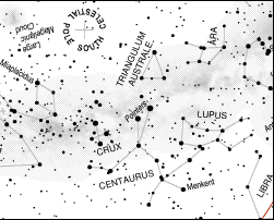 Milky Way Wheel Southern Hemisphere - Detail
