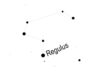 Sickle of Leo from Milky Way Wheel near edge